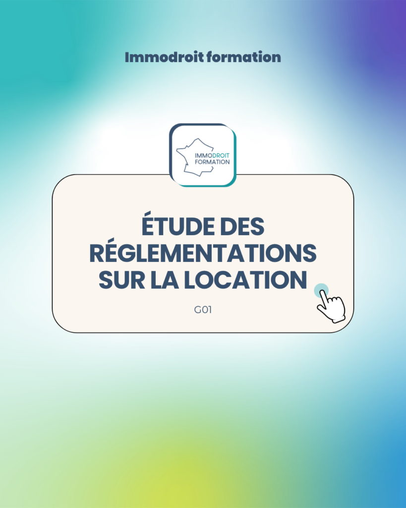 ÉTUDE DES RÉGLEMENTATIONS SUR LA LOCATION